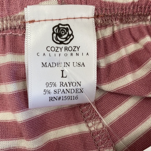 Cozy Rozy PJ Pajama Shorts NWT Size Large - Picture 5 of 7